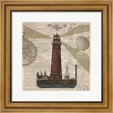 Framed Nautical Collection II Print