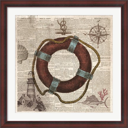 Framed Nautical Collection IV Print