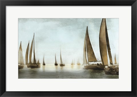 Framed Golden Sails Print