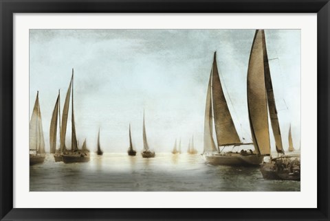 Framed Golden Sails Print