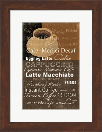 Framed Cafe Collection Print