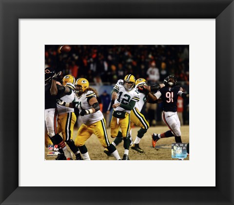 Framed Aaron Rodgers 2013 Action Print