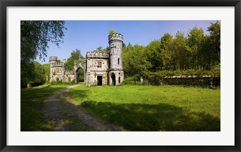 Framed Ballysaggartmore Towers, Lismore, County Waterford, Republic of Ireland Print