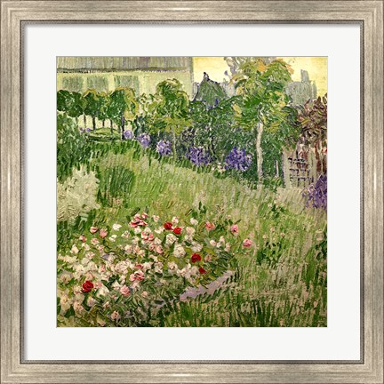 Framed Daubigny&#39;s garden, 1890 Print