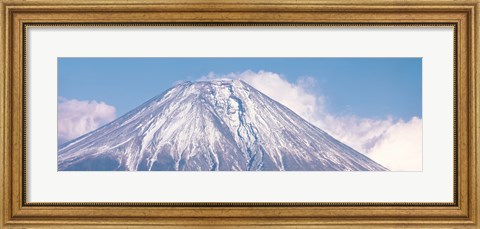 Framed Snow Capped Mt Fuji Yamanashi Japan Print
