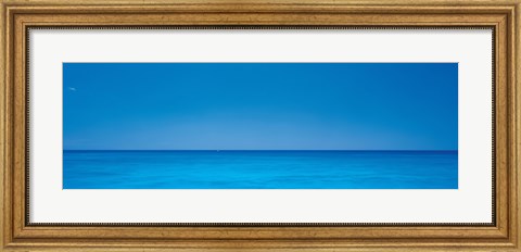 Framed Ocean view, Waikiki Oahu HI Print
