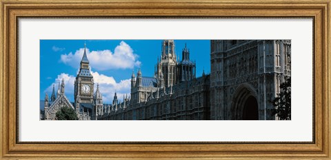Framed Victoria Tower &amp; Big Ben London England Print