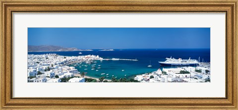 Framed Mykonos Island Greece Print