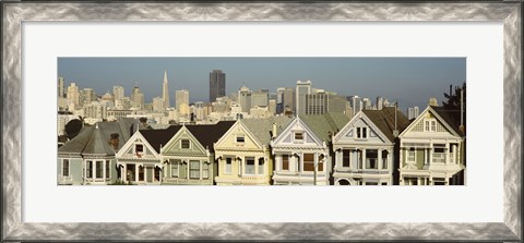 Framed Buildings in a city, San Francisco, San Francisco County, California, USA Print