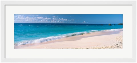 Framed Waves on the beach, Warwick Long Bay, South Shore Park, Bermuda Print