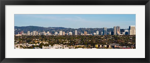 Framed Century City, Wilshire Corridor, Los Angeles, California Print