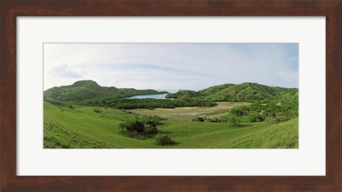 Framed Island, Rinca Island, Indonesia Print