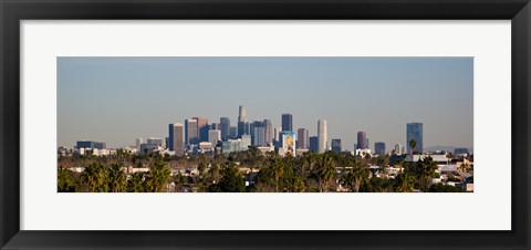 Framed Downtown Los Angeles, City of Los Angeles, California, USA Print