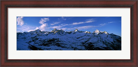 Framed Swiss Alps from Gornergrat, Switzerland Print
