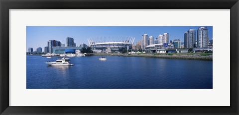 Framed Stadium at the waterfront, BC Place Stadium, Vancouver, British Columbia, Canada 2013 Print