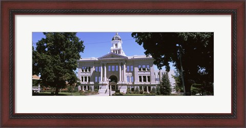 Framed Close Up of Missoula County Courthouse, Missoula, Montana Print