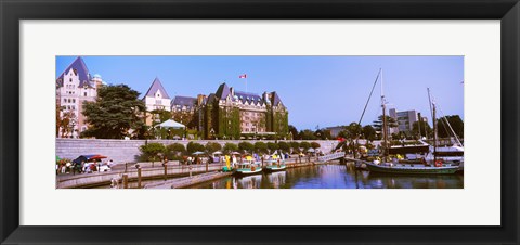 Framed Empress Hotel, Vancouver Island, Canada Print