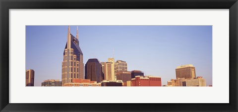 Framed Nashville skyline, Tennessee Print