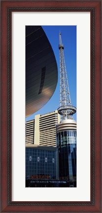 Framed Bridgestone Arena tower at Nashville, Tennessee, USA Print