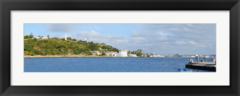 Framed View of island, Havana, Cuba Print