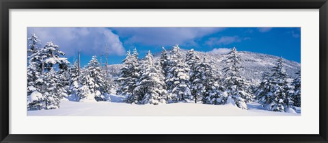 Framed Winter in Chino Nagano Japan Print