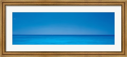 Framed Ocean view, Waikiki Oahu HI Print