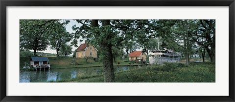 Framed Gota Canal Ruda, Stergotland Sweden Print