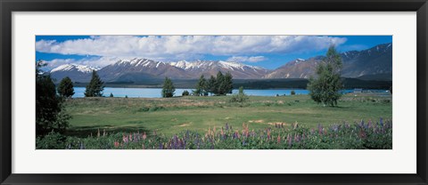 Framed Tekapo Lake South Island New Zealand Print