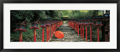Framed Kibune Shrine Kyoto Japan Print