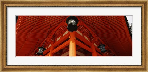 Framed Heian Jingu Shrine, Kyoto, Kyoto Prefecture, Kinki Region, Honshu, Japan Print