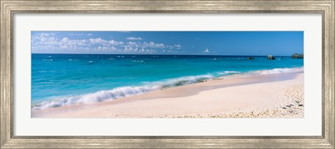 Framed Waves on the beach, Warwick Long Bay, South Shore Park, Bermuda Print