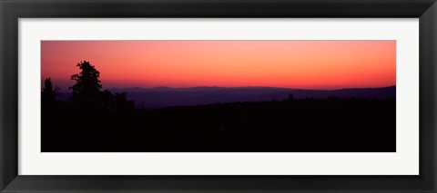 Framed Sunrise over mountain, Western Slope, Telluride, San Miguel County, Colorado, USA Print