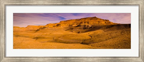 Framed Rock formations at sunset, Grand Staircase-Escalante National Monument, Utah Print