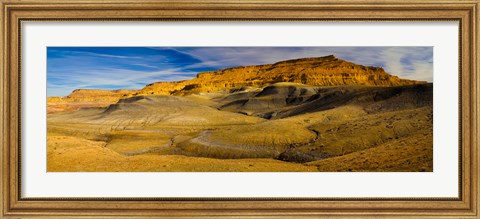 Framed Rock formations in a desert, Grand Staircase-Escalante National Monument, Utah Print