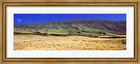 Framed Landscape with Haleakala Volcanic Crater, Maui, Hawaii, USA Print
