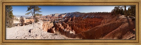 Framed Rock formations at Bryce Canyon National Park, Utah, USA Print