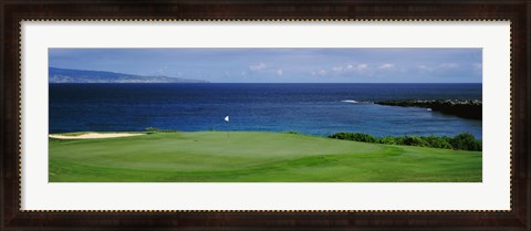 Framed Kapalua Golf Course, Maui, Hawaii Print