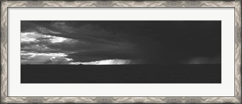 Framed Dark storm clouds in the sky, New Mexico, USA Print