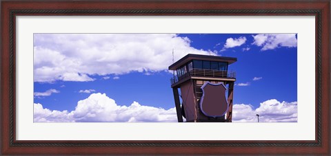 Framed High section view of railroad tower, Cheyenne, Wyoming, USA Print
