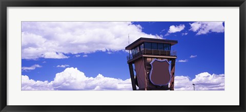 Framed High section view of railroad tower, Cheyenne, Wyoming, USA Print