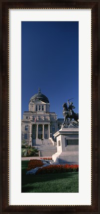 Framed Facade of a government building, Helena, Montana Print