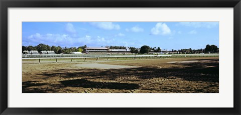 Framed Saratoga Racecourse at Saratoga Springs, New York State, USA Print