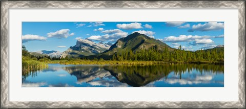 Framed Mount Rundle and Sulphur Mountain, Banff National Park, Alberta, Canada Print