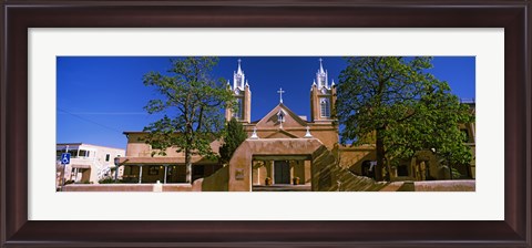 Framed Facade of a church, San Felipe de Neri Church, Old Town, Albuquerque, New Mexico, USA Print