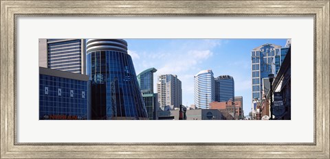 Framed Downtown skylines of Nashville, Tennessee, USA 2013 Print