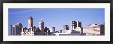 Framed Historic Union Station Hotel in Nashville, Tennessee, USA 2013 Print