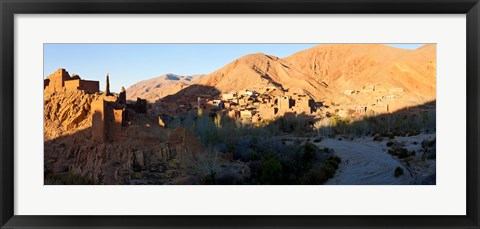 Framed Village in the Dades Valley, Dades Gorges, Ouarzazate, Morocco Print