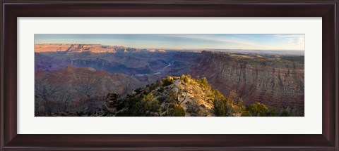 Framed High angle view of Desert Point, South Rim, Grand Canyon, Grand Canyon National Park, Arizona, USA Print
