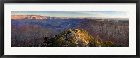 Framed High angle view of Desert Point, South Rim, Grand Canyon, Grand Canyon National Park, Arizona, USA Print