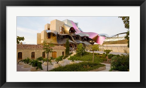 Framed Hotel Marques de Riscal, Elciego, La Rioja, Spain Print